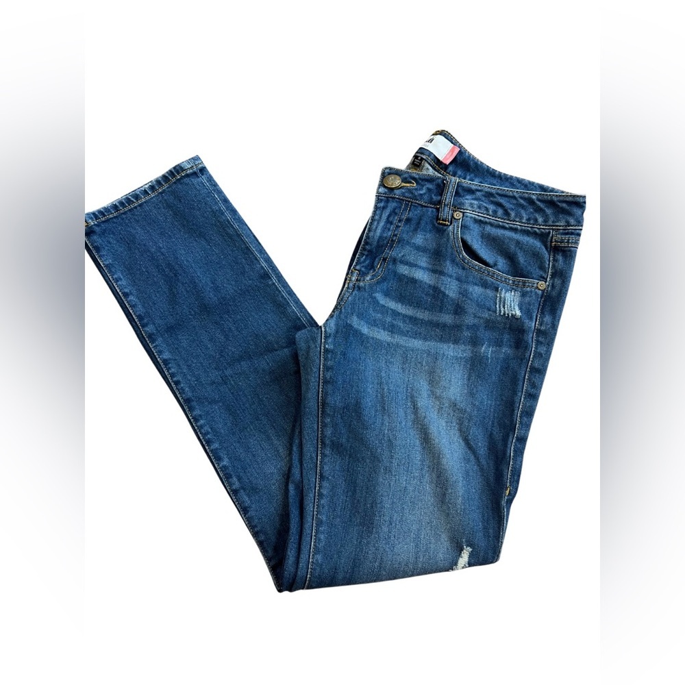 CABI Women’s Slim Boyfriend Distressed Jeans Size 6